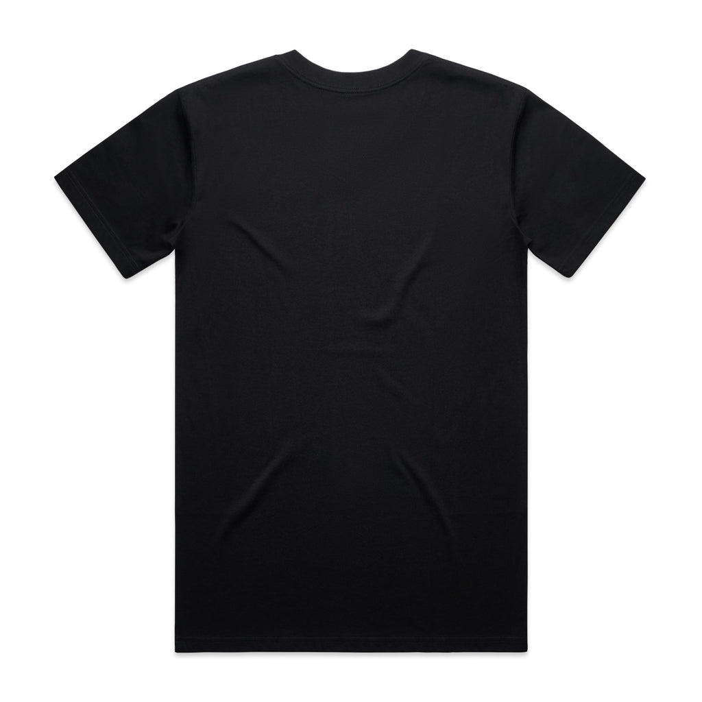 Staple V Neck Tee 5001V - Black - Back