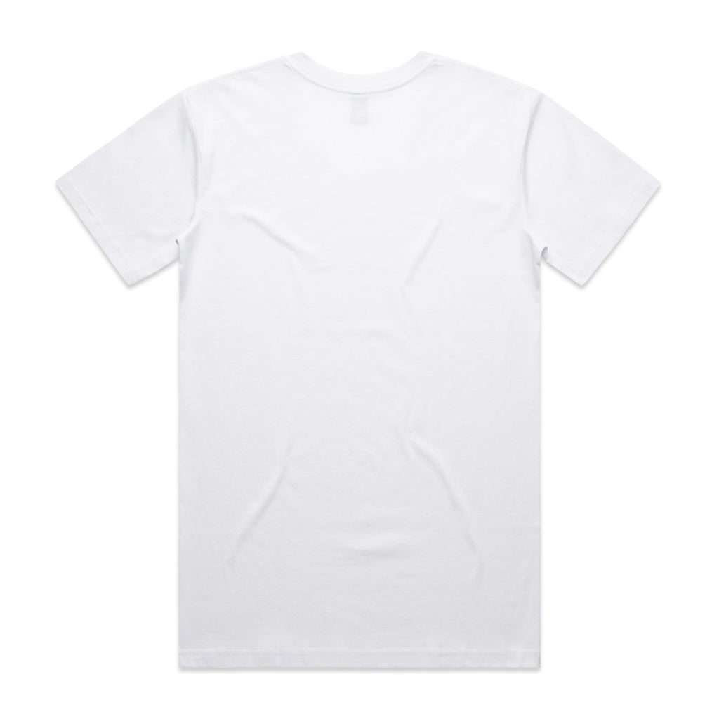 Staple V Neck Tee 5001V - White - Back