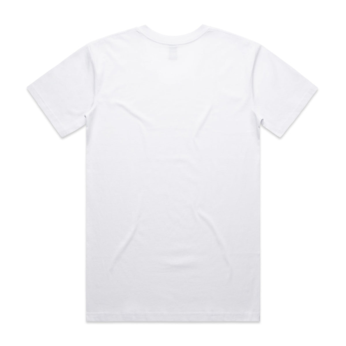Staple V Neck Tee 5001V - White - Back
