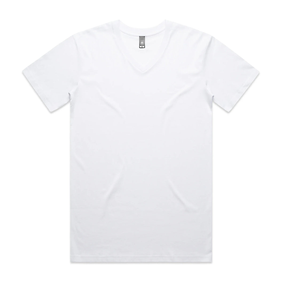 Staple V Neck Tee 5001V - White - Front