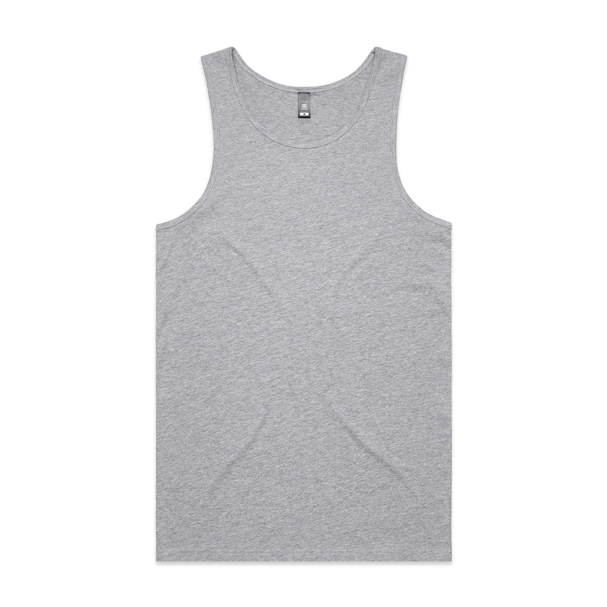 Lowdown Singlet 5007S - Grey Marle - Front