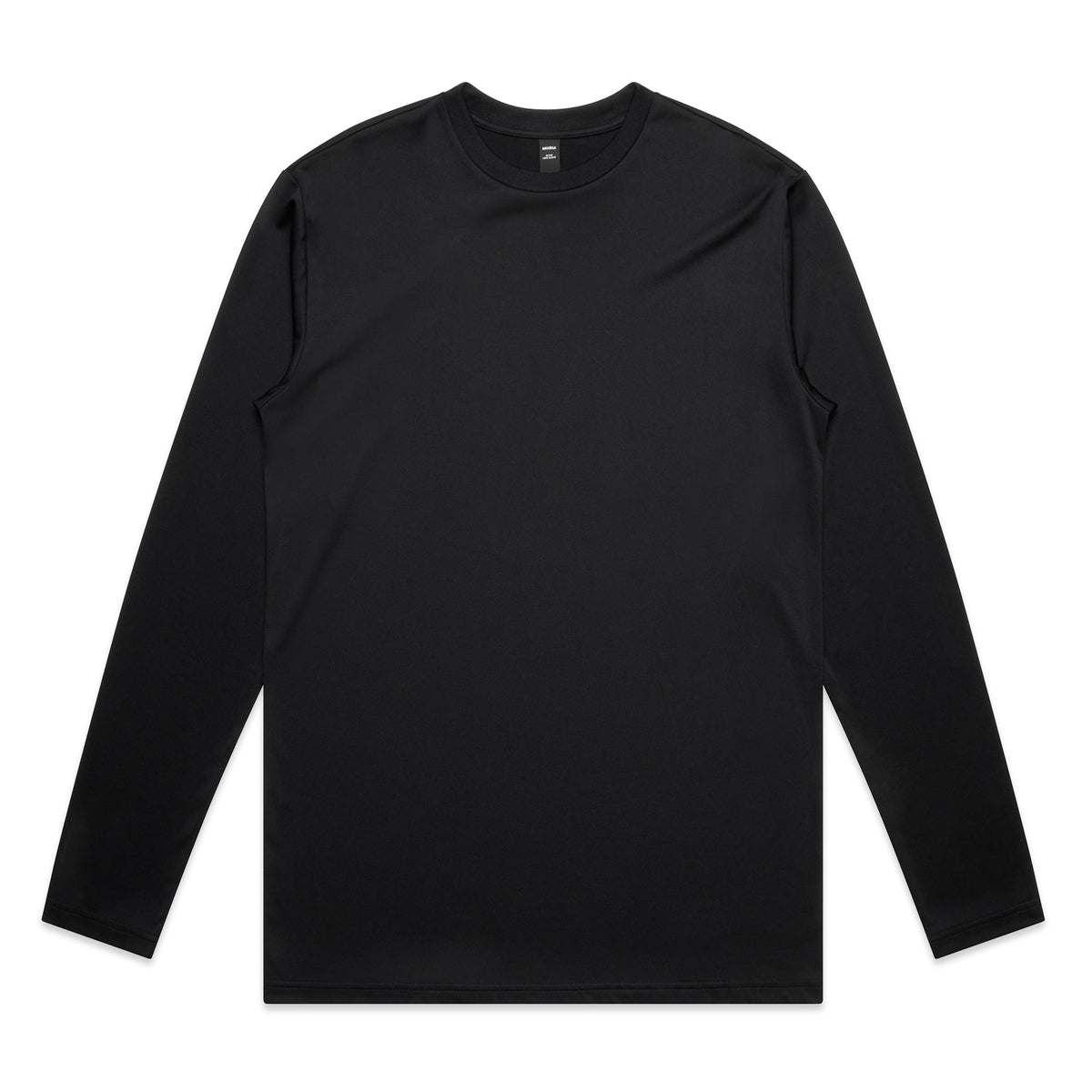 Staple Active L/S Tee 5020A - Black - Front