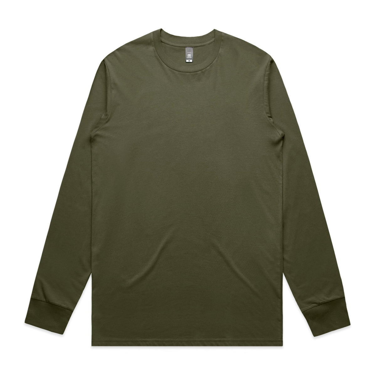 Staple L/S Tee 5020 - Army - Front