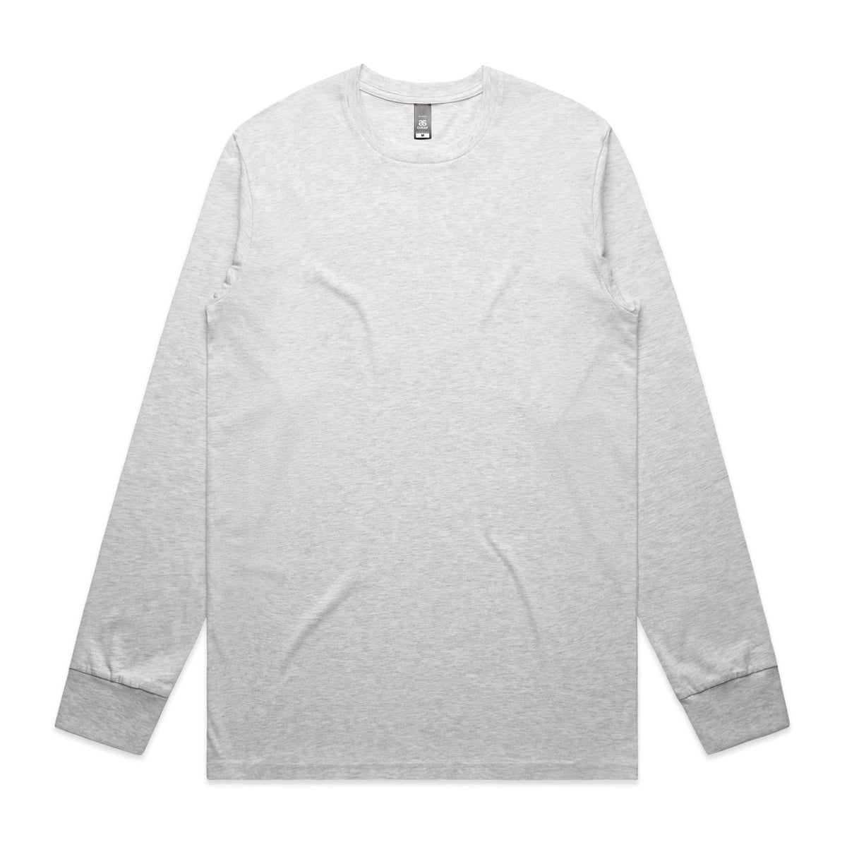 Staple L/S Tee 5020 - Ash Heather - Front