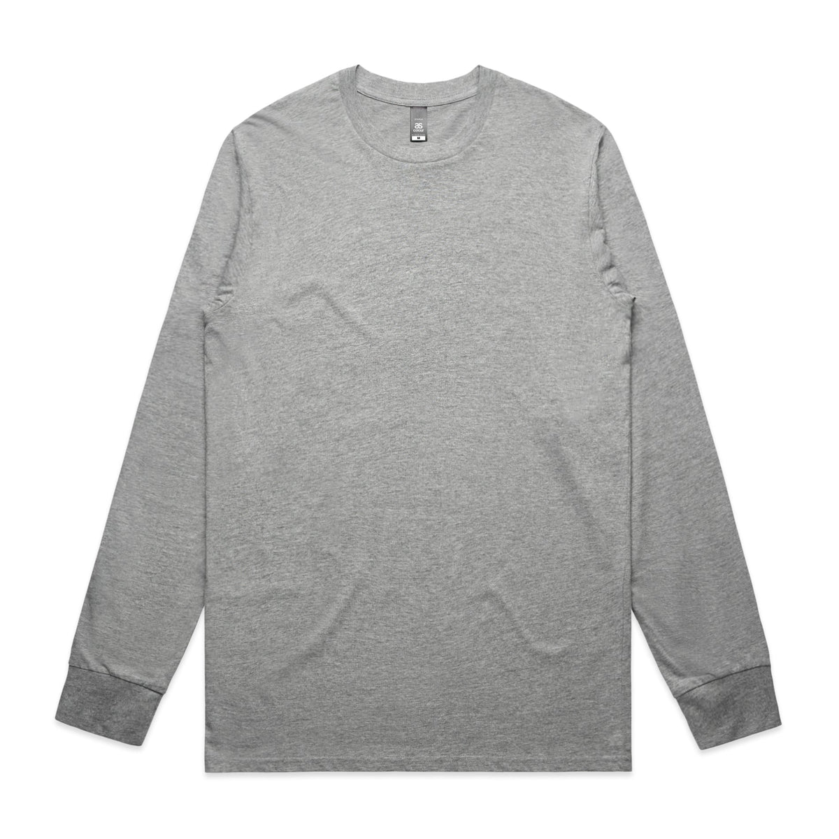 Staple L/S Tee 5020 - Grey Marle - Front