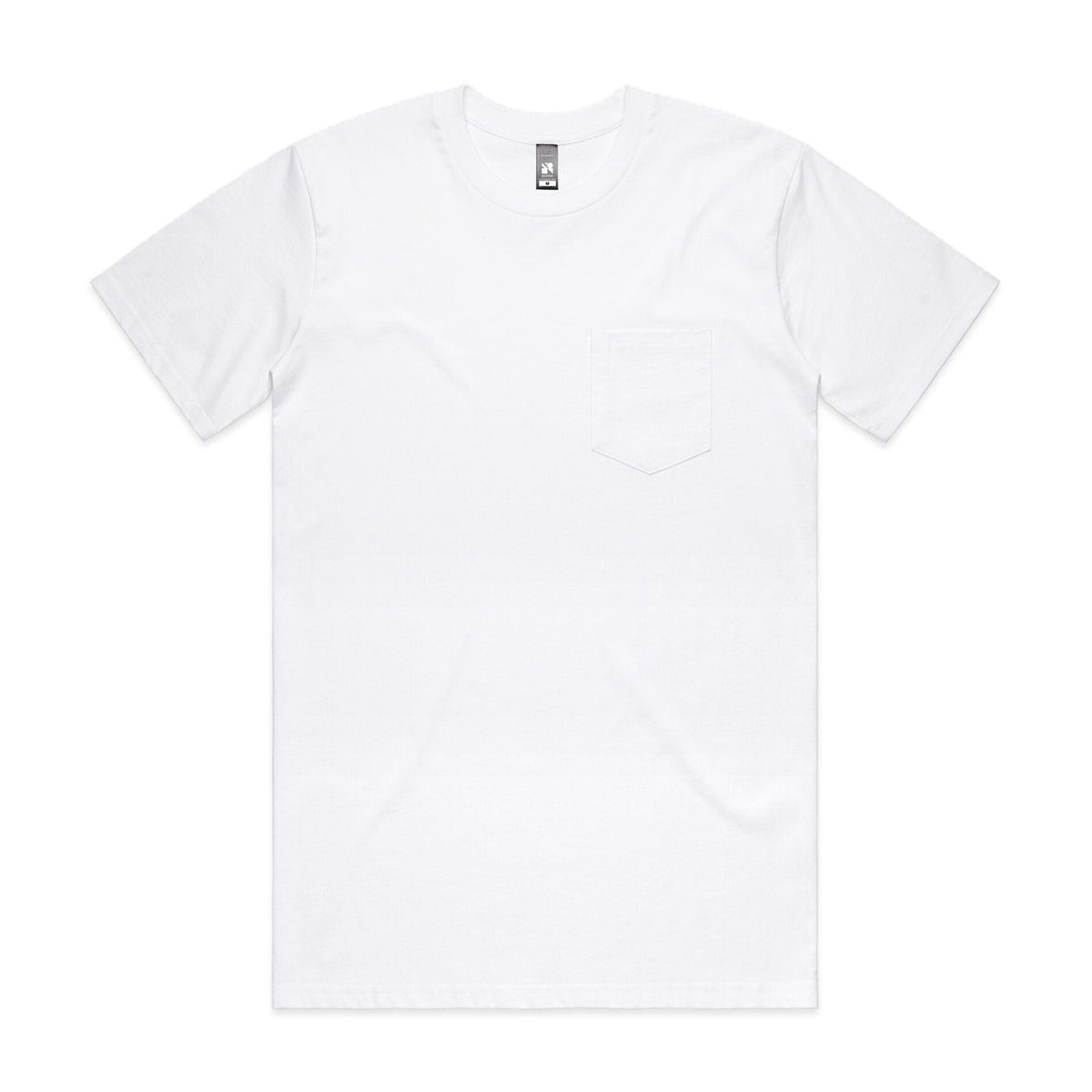 Classic Pocket Tee 5027 - White - Front