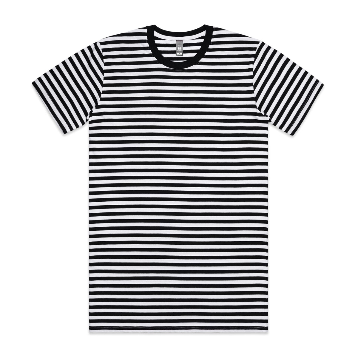Staple Stripe Tee 5028 - Black/White - Front