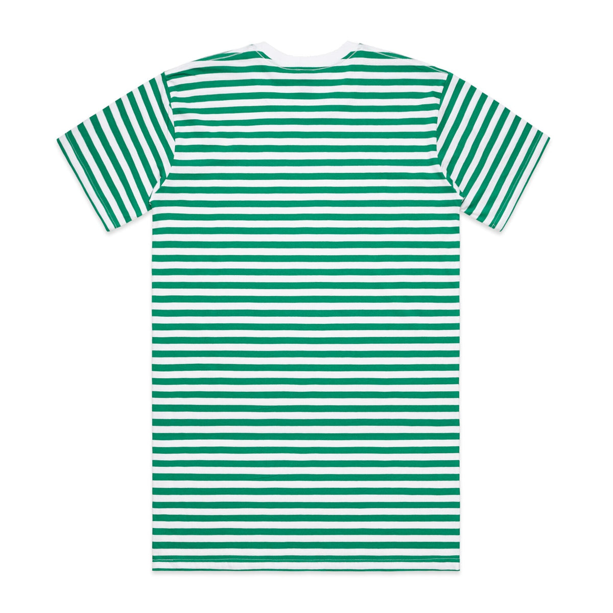 Staple Stripe Tee 5028S - White/Green - Back