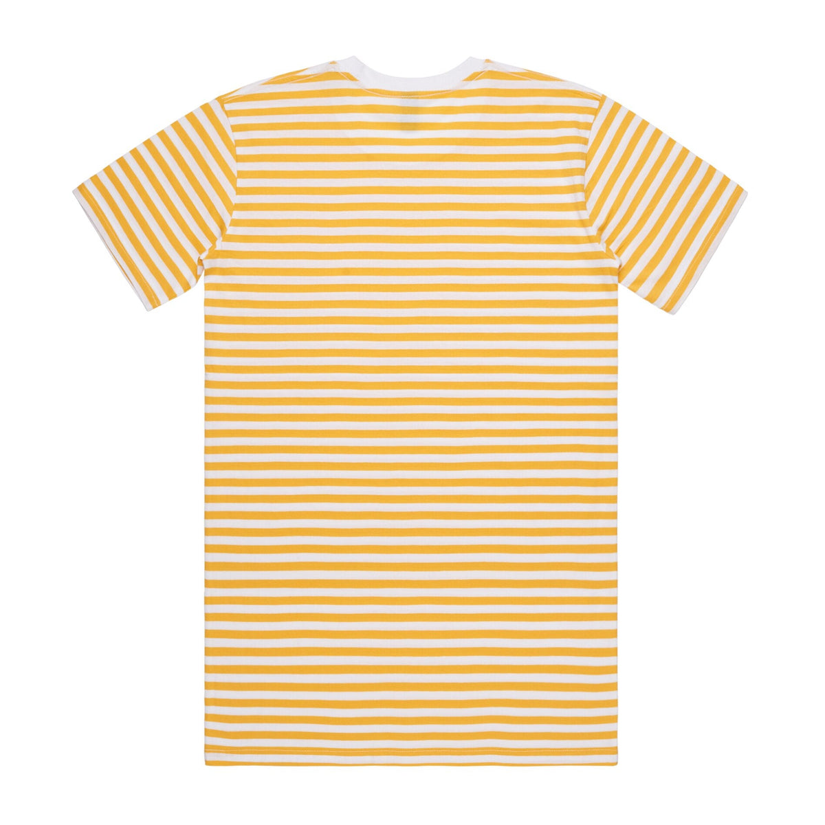 Staple Stripe Tee 5028S - White/Yellow - Back