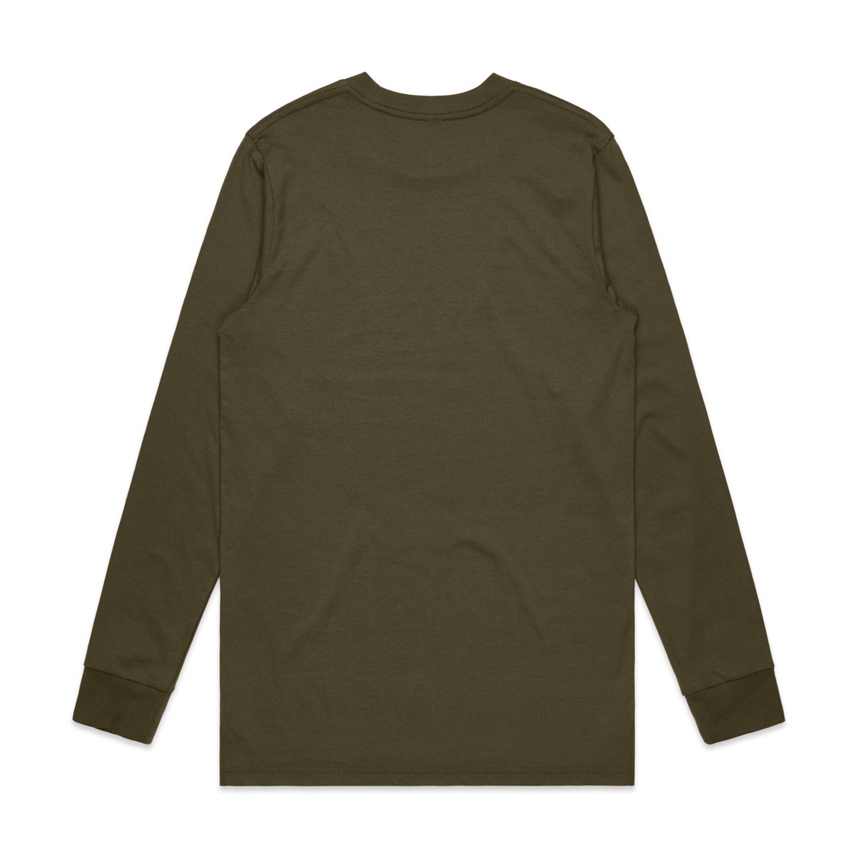 Base L/S Tee 5029S - Army - Back