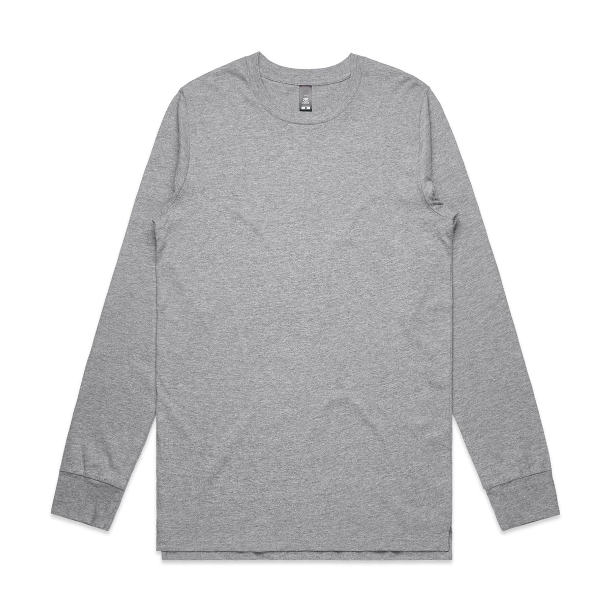 Base L/S Tee 5029S - Grey Marle - Front