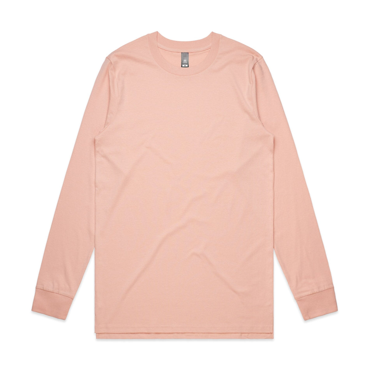 Base L/S Tee 5029S - Pale Pink - Front