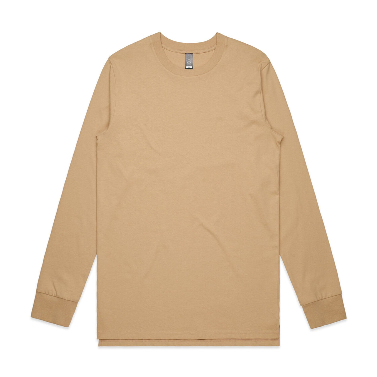 Base L/S Tee 5029S - Tan - Front