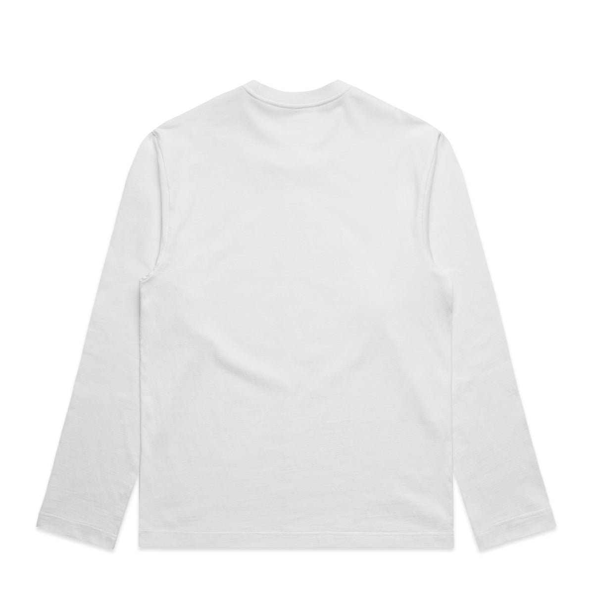 Box L/S Tee 5031 - White - Back