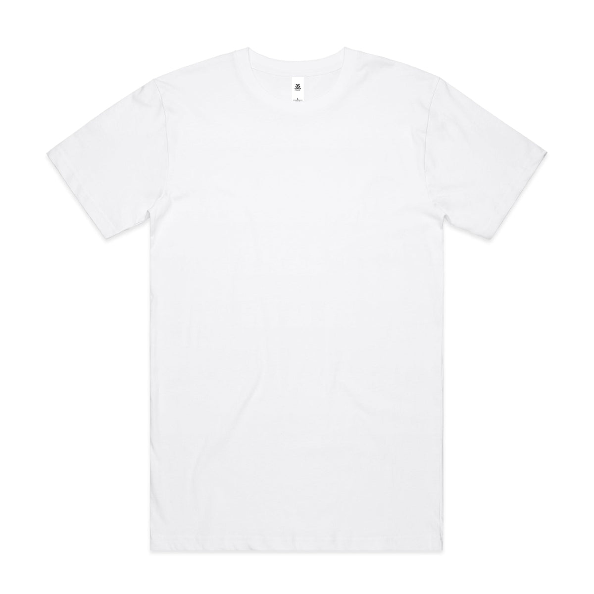 Block Tee 5050 - White - Front