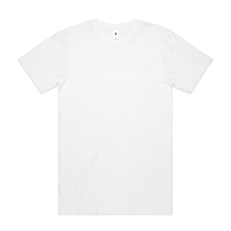 Block Tee 5050 - White - Front