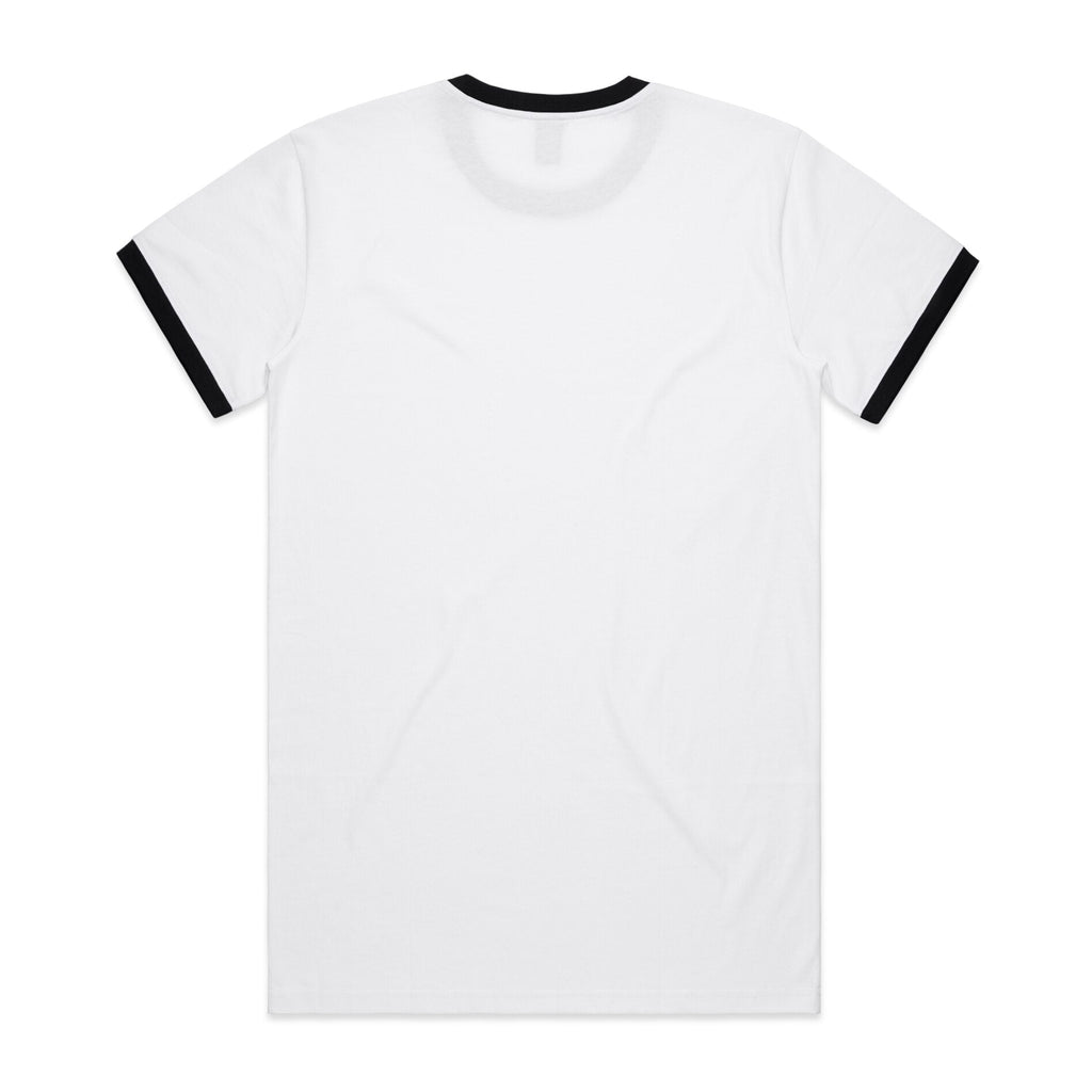 Staple Ringer Tee 5053 - White/Black - Back