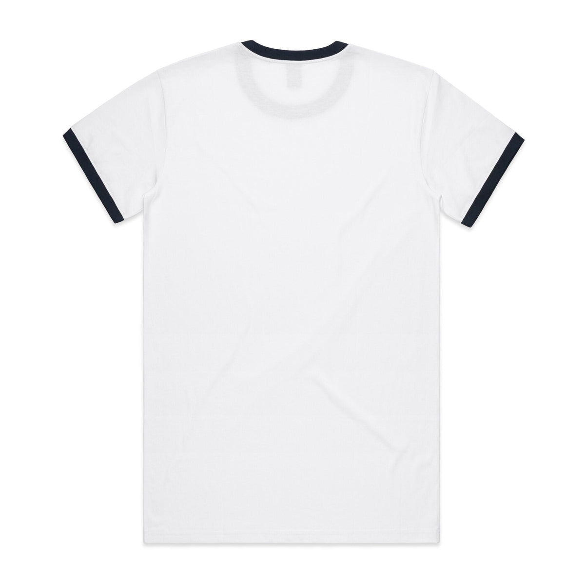 Staple Ringer Tee 5053 - White/Navy - Back