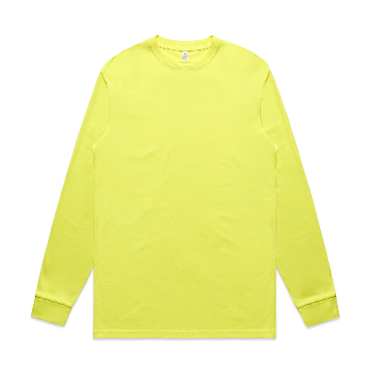 Block Safety L/S Tee 5054F - Safety Yellow - Front