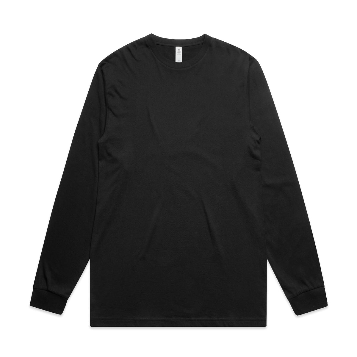 Block L/S Tee 5054 - Black - Front