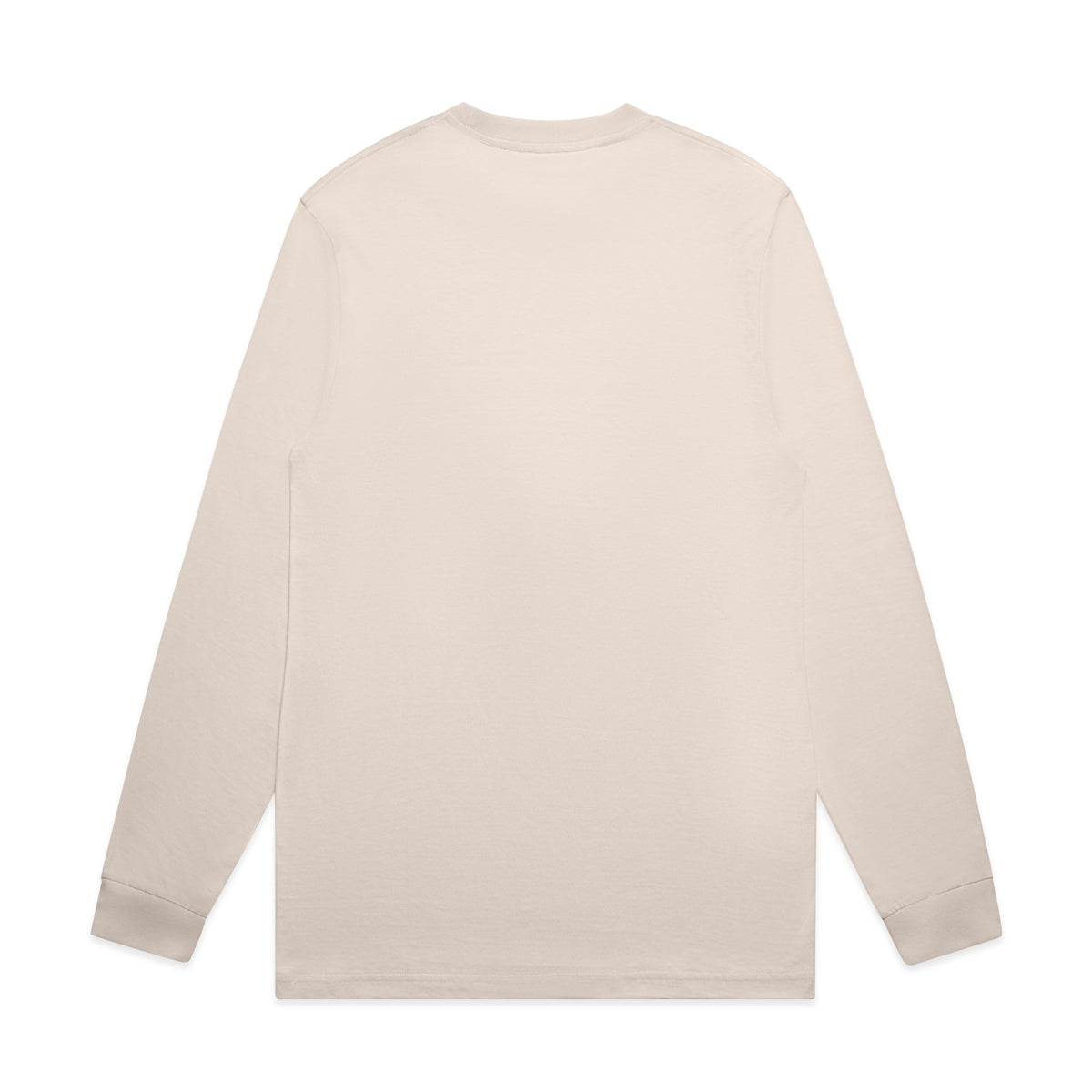 Block L/S Tee 5054 - Bone - Back