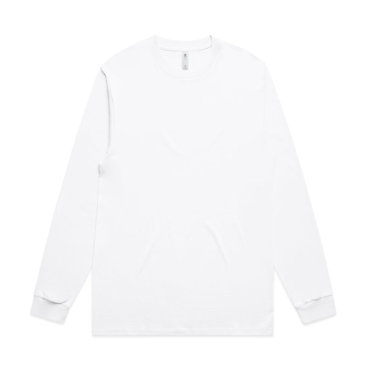 Block L/S Tee 5054 - White - Front
