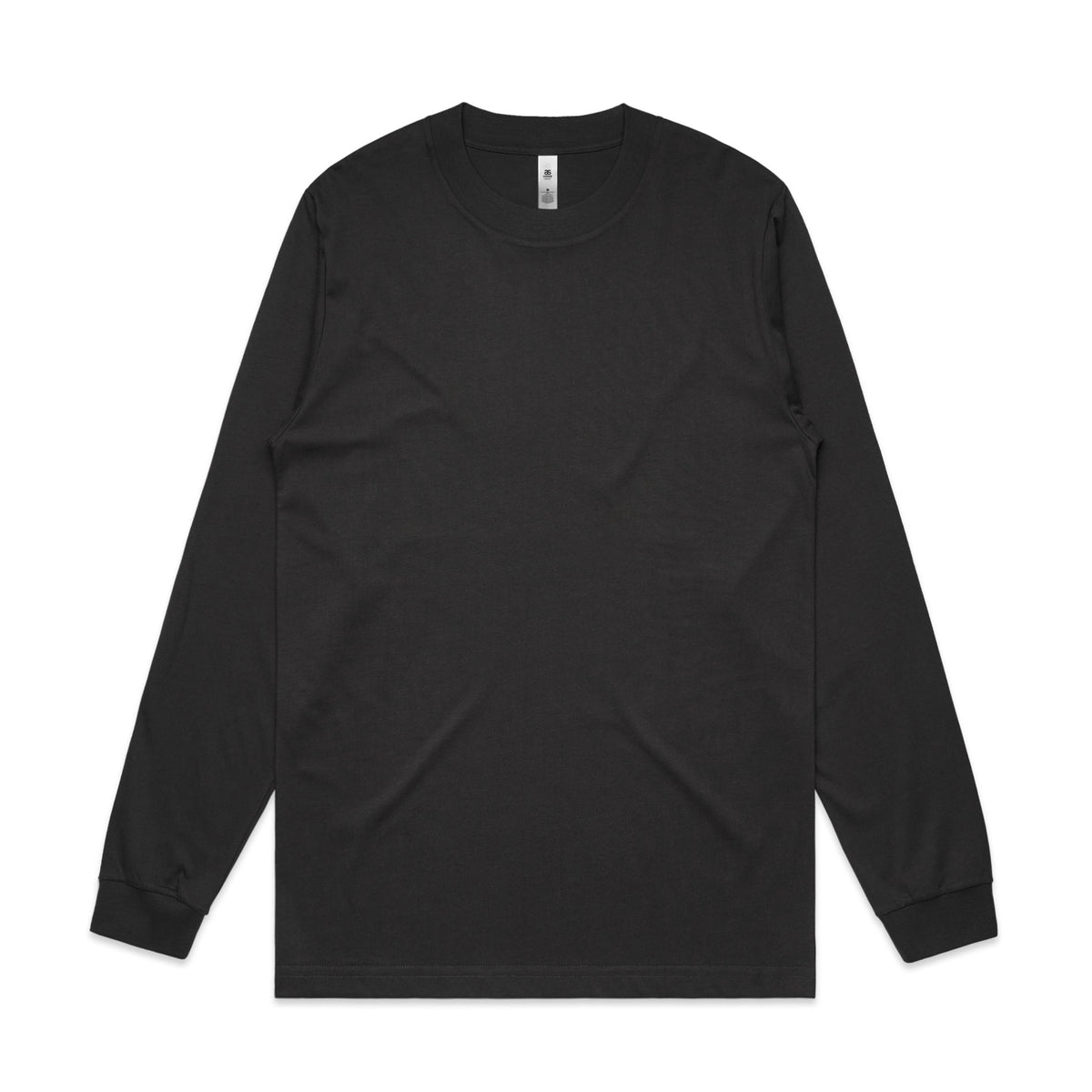General L/S Tee 5056S - Coal - Front