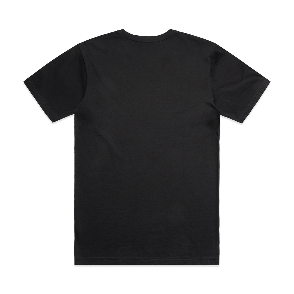 Block Minus Tee [-6cm] 5058 - Black - Back