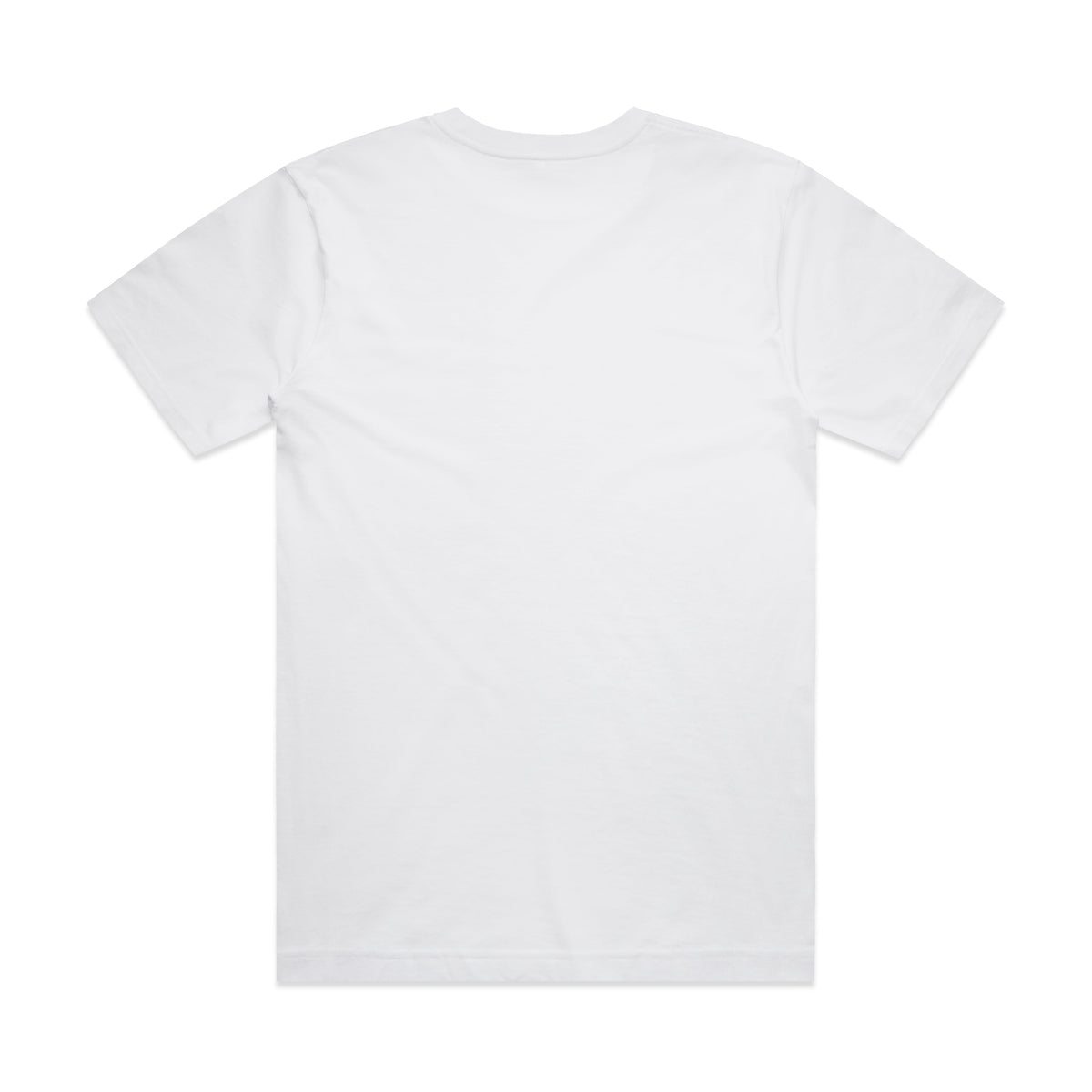 Block Minus Tee [-6cm] 5058 - White - Back