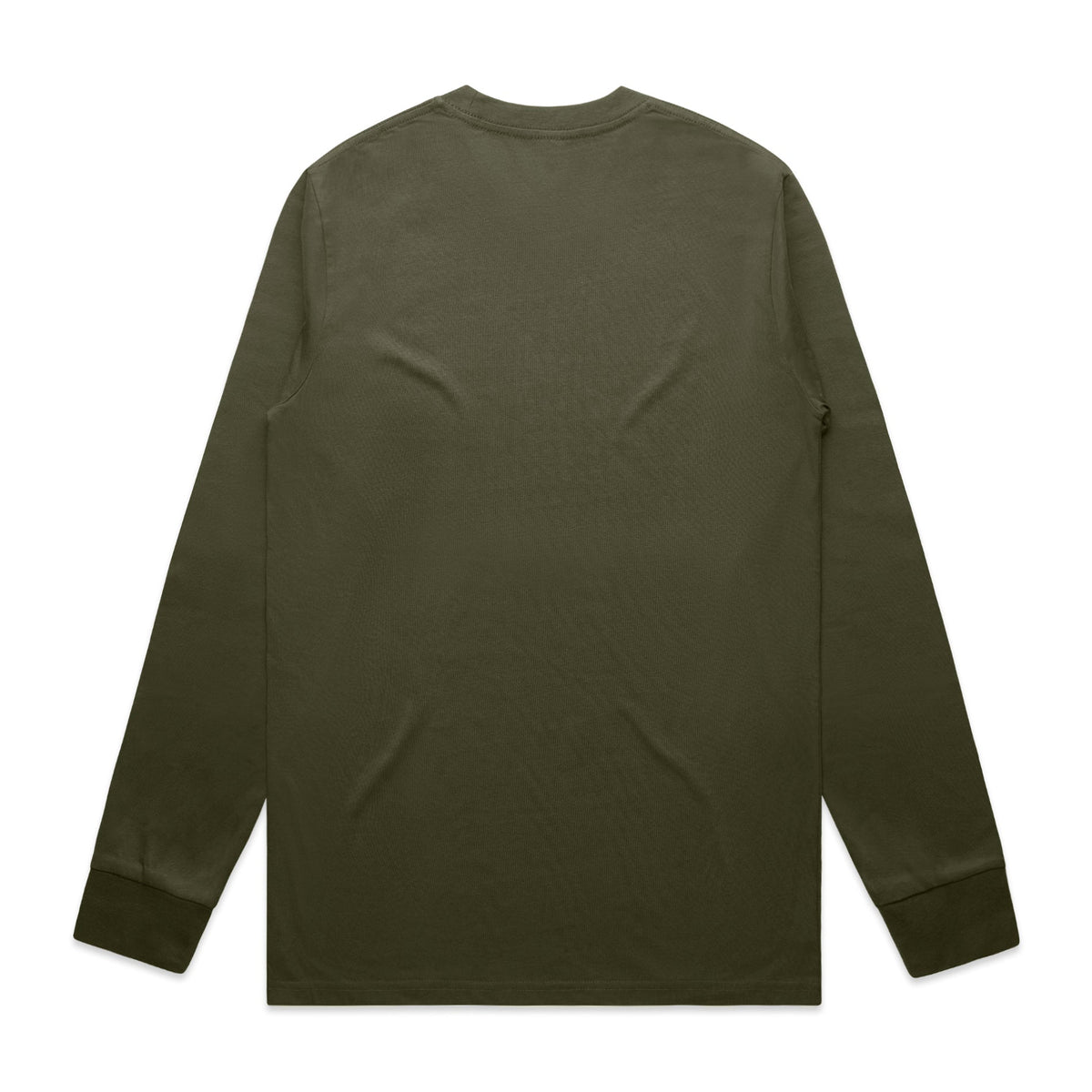 Classic L/S Tee 5071 - Army - Back