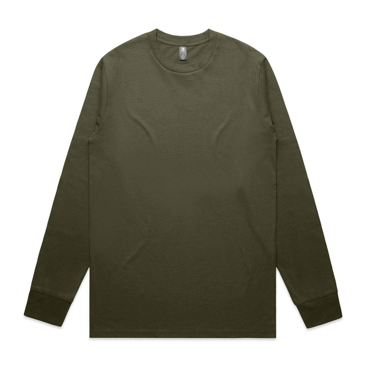 Classic L/S Tee 5071 - Army - Front