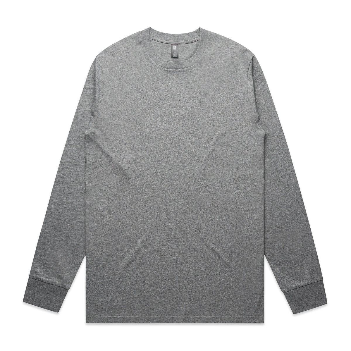 Classic L/S Tee 5071 - Grey Marle - Front