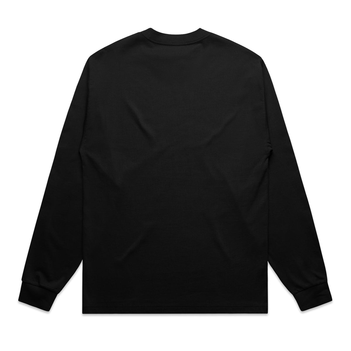Heavy L/S Tee 5081 - Black - Back