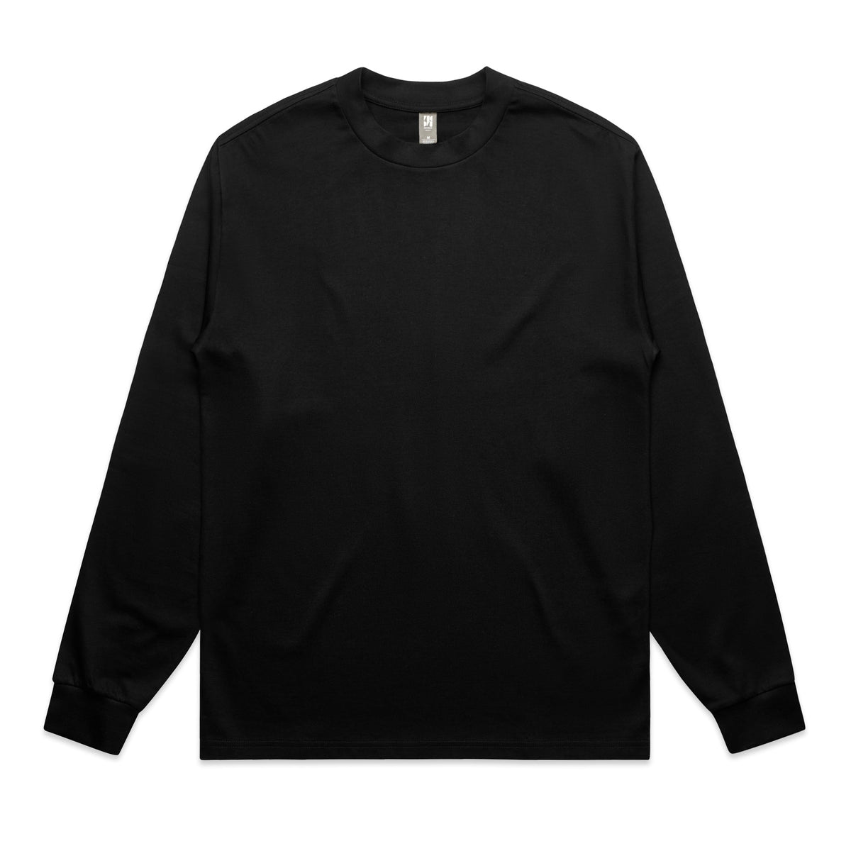 Heavy L/S Tee 5081 - Black - Front