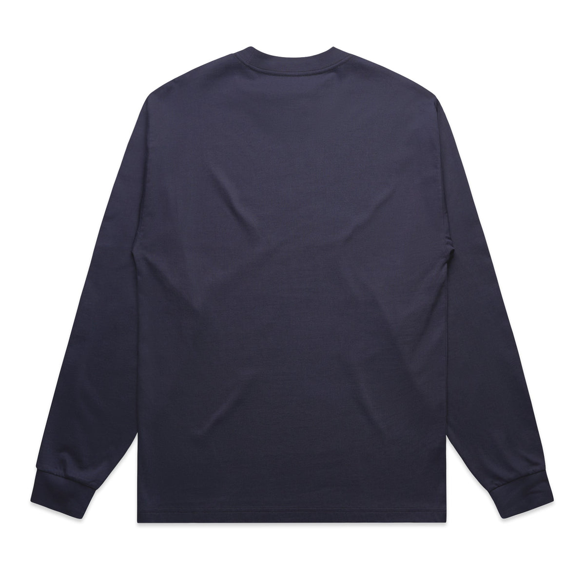 Heavy L/S Tee 5081 - Midnight Blue - Back