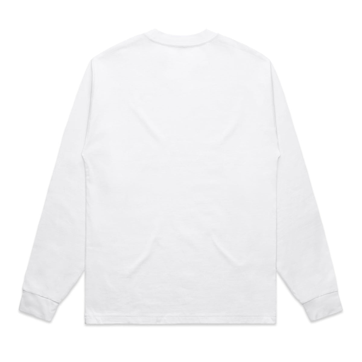 Heavy L/S Tee 5081 - White - Back