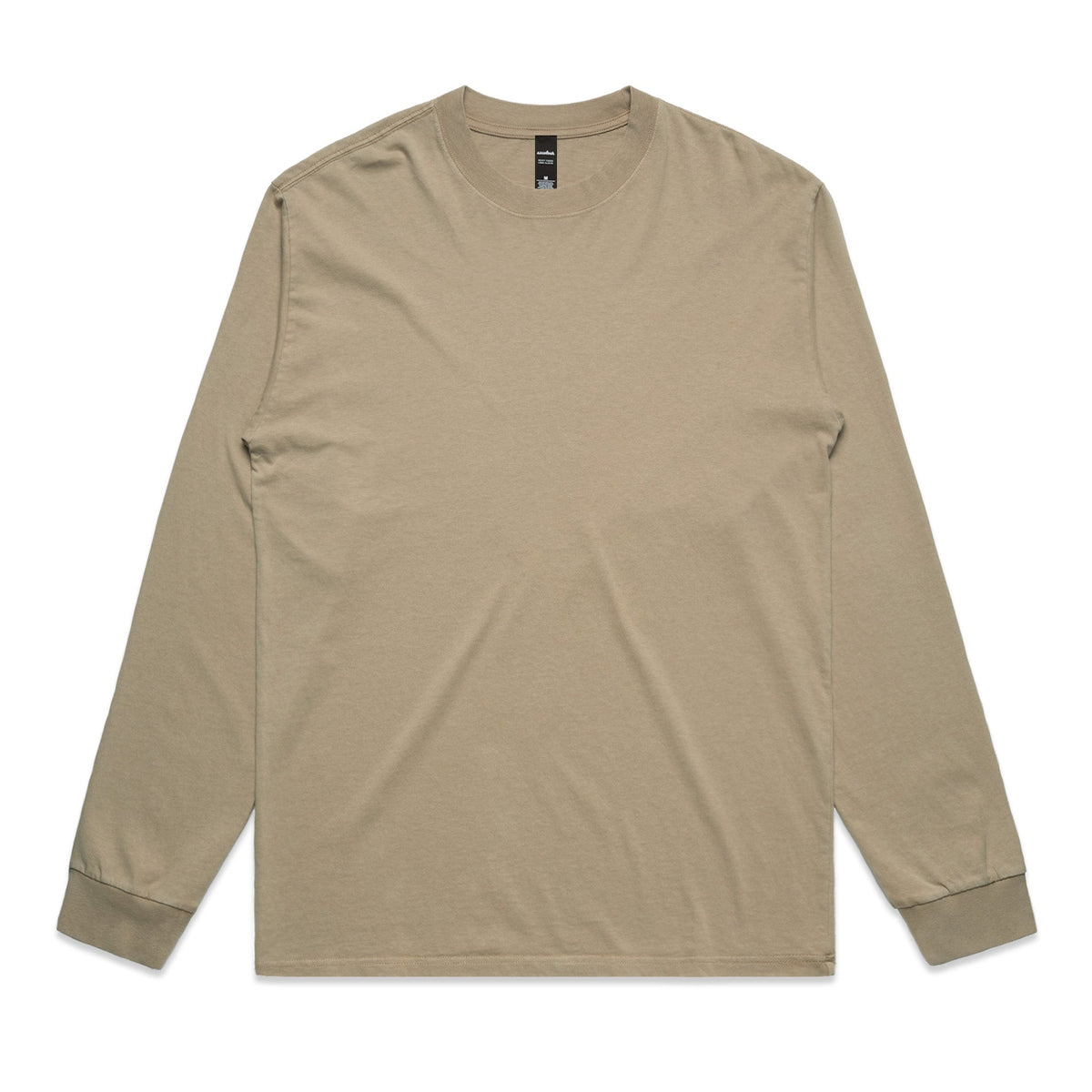 Heavy Faded L/S Tee 5083 - Faded Khaki - Front