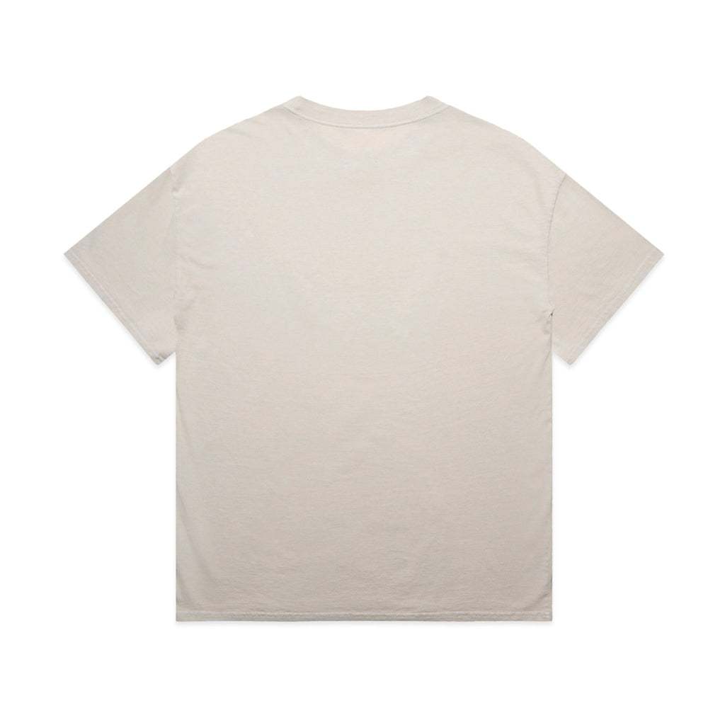 Heavy Faded Minus Tee [-5cm] 5086 - Faded Bone - Back