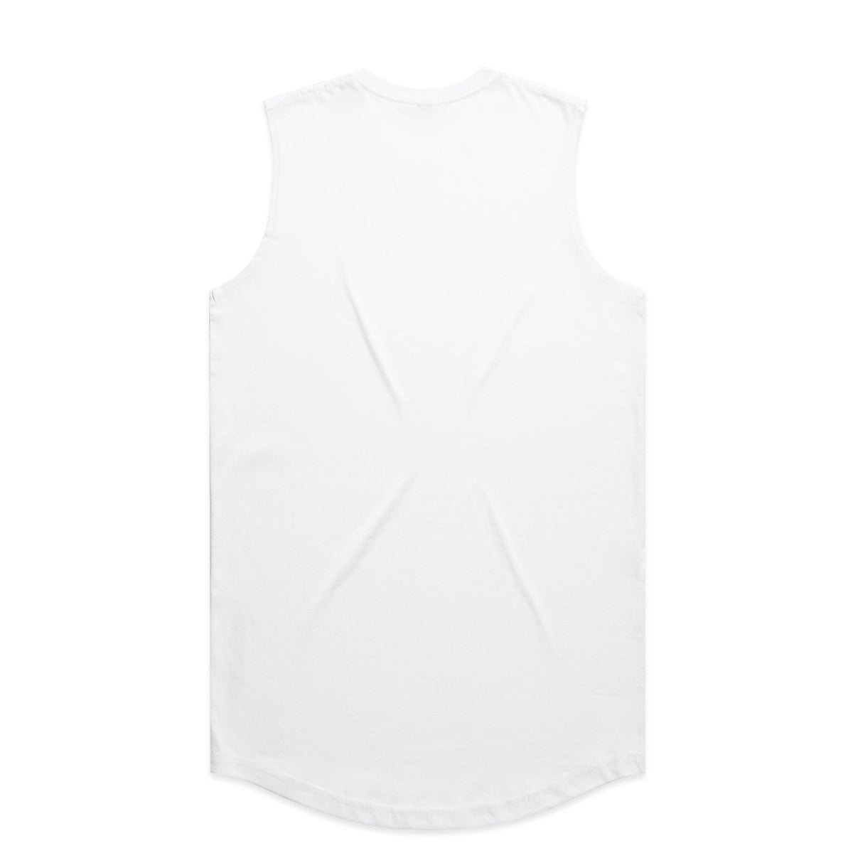 Staple Curve Tank 5091 - White - Back