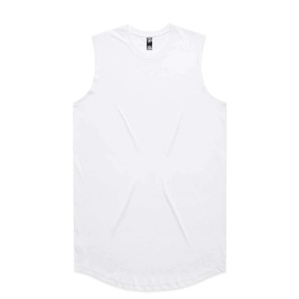 Staple Curve Tank 5091 - White - Front