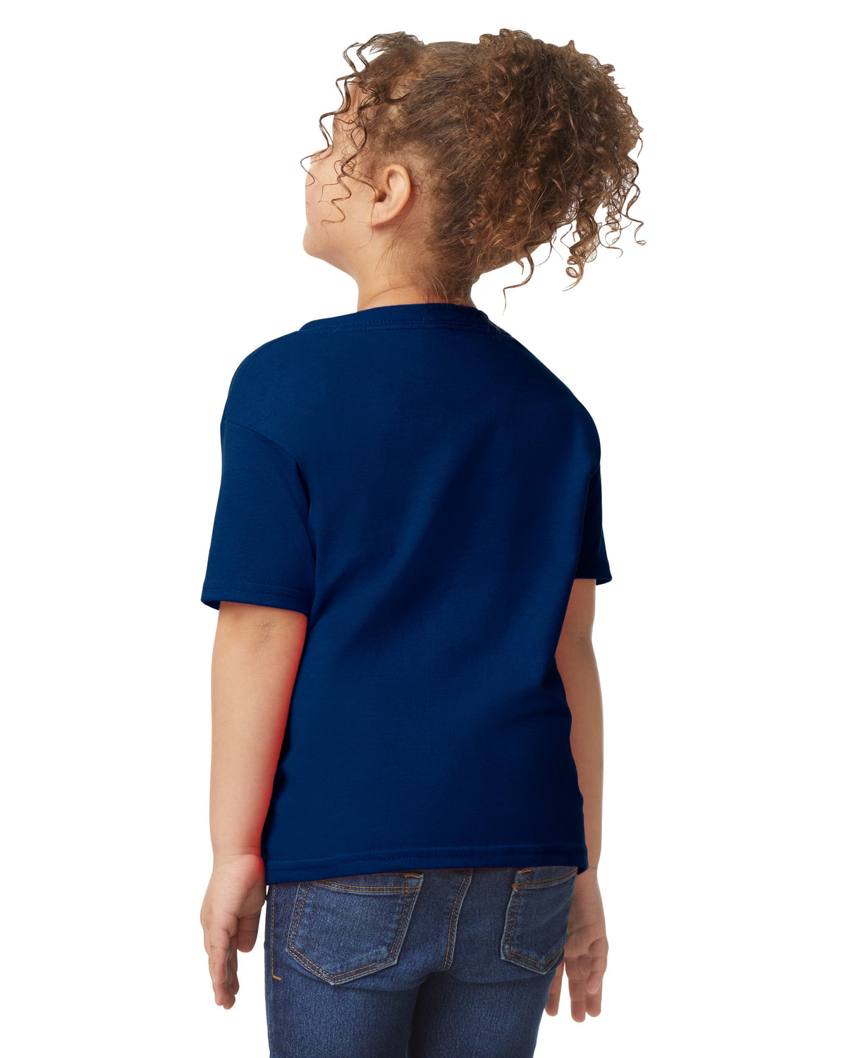 Gildan Heavy Cotton 5100P T-Shirt - Navy - Back