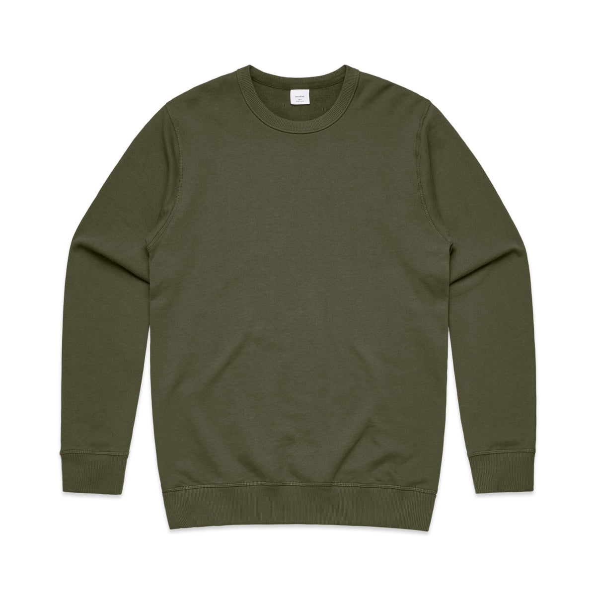 Premium Crew 5121S - Army - Front