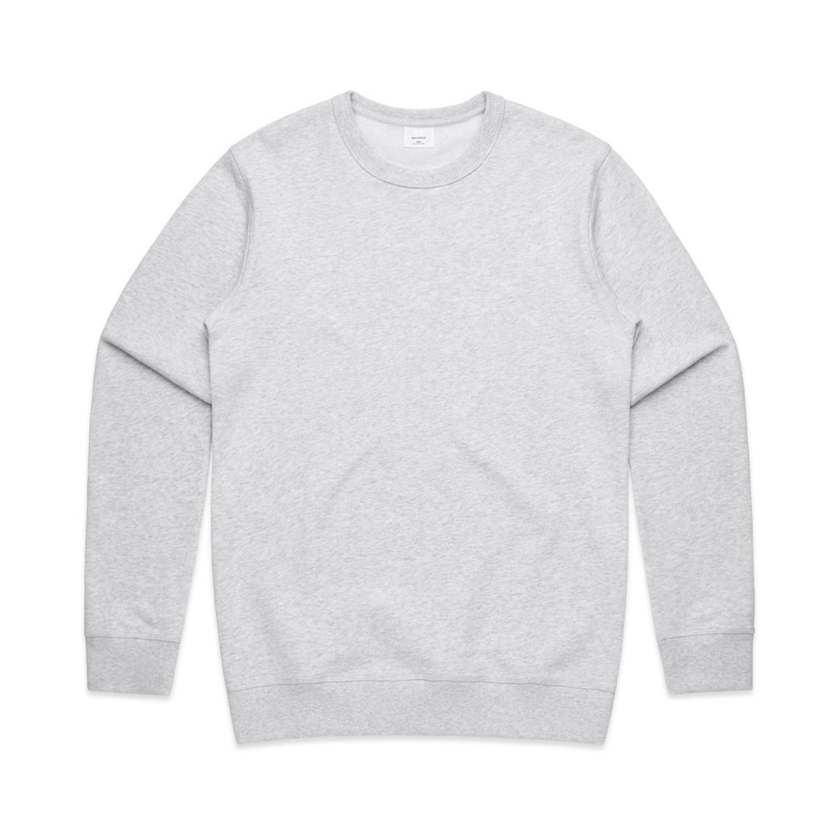 Premium Crew 5121S - White Marle - Front