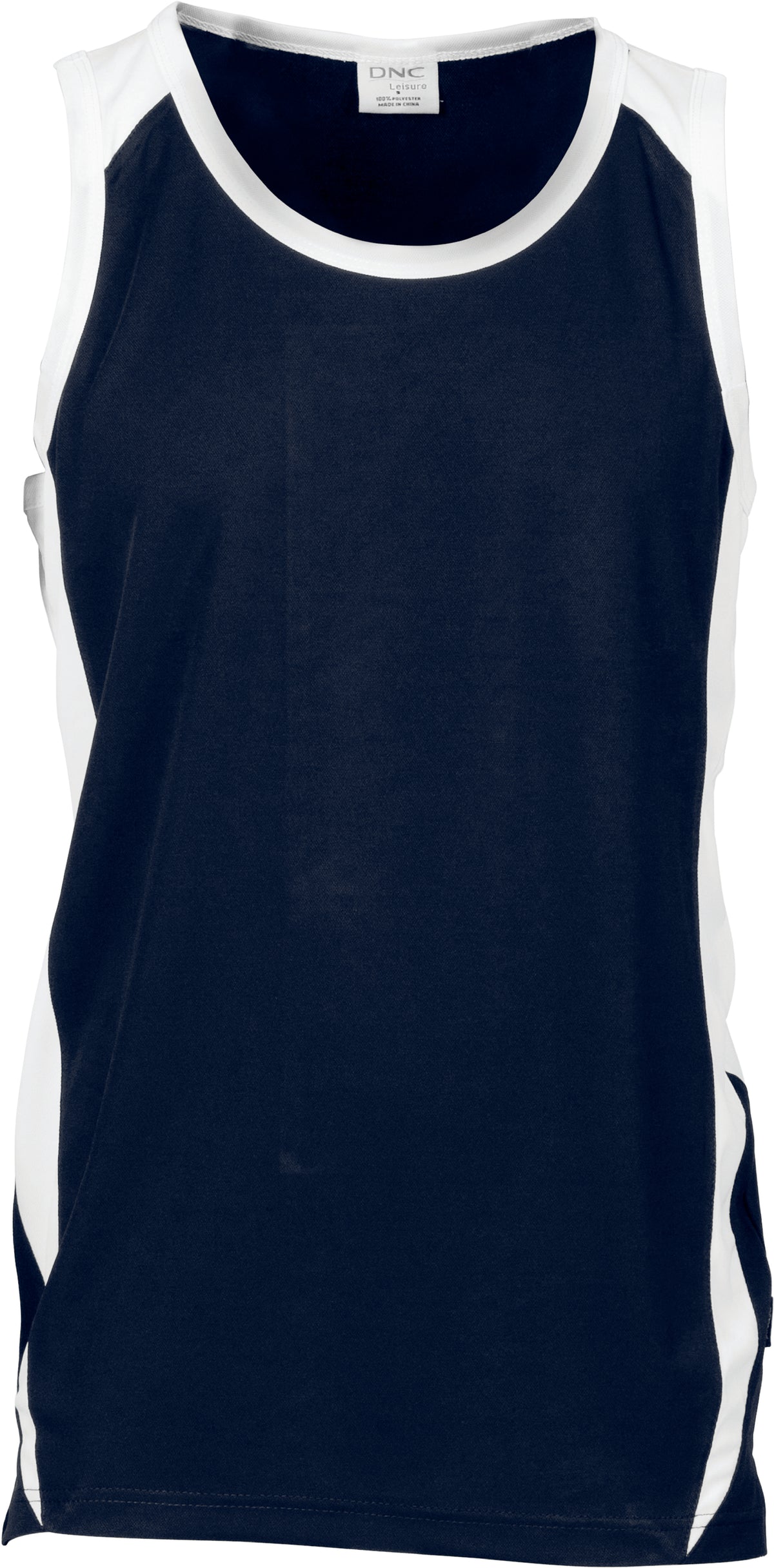 DNC Workwear Kids Cool-Breathe Contrast Singlet 5142