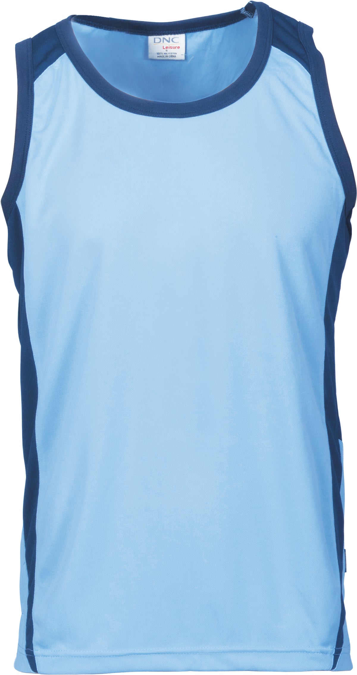 DNC Workwear Kids Cool-Breathe Contrast Singlet 5142