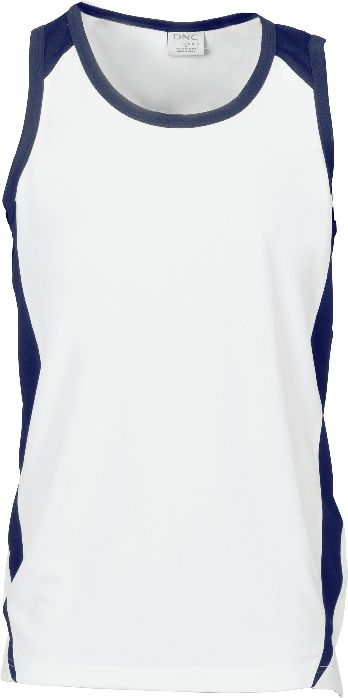 DNC Workwear Kids Cool-Breathe Contrast Singlet 5142