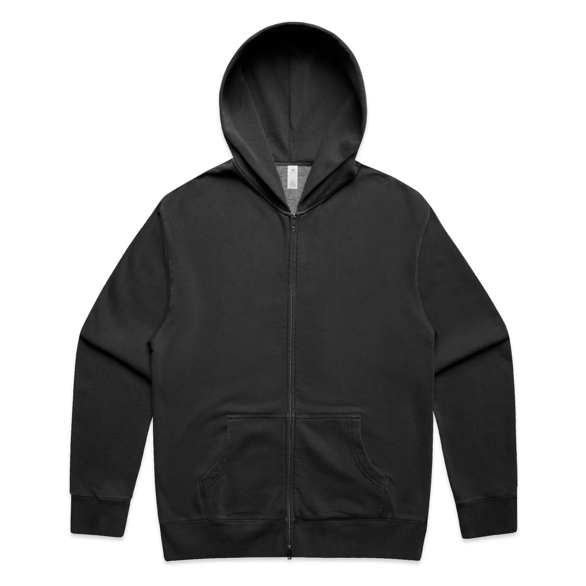 Relax Faded Zip Hood 5170 - Faded Black - Front