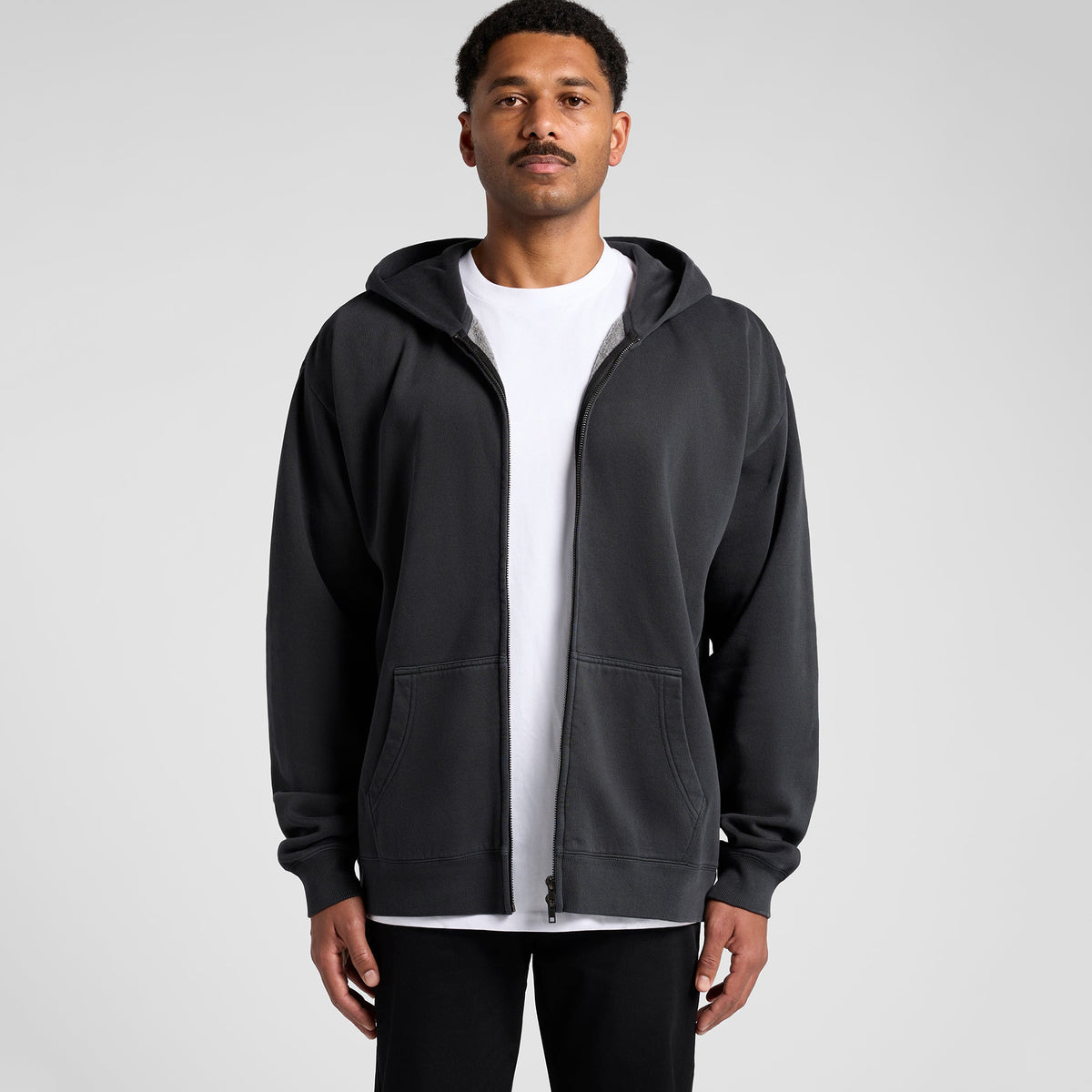 Relax Faded Zip Hood 5170