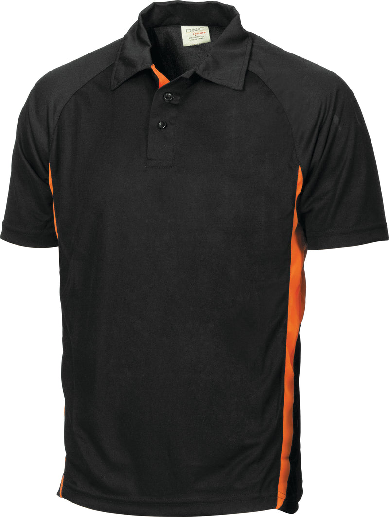 DNC Workwear Adult Cool-Breathe Contrast Polo 5221