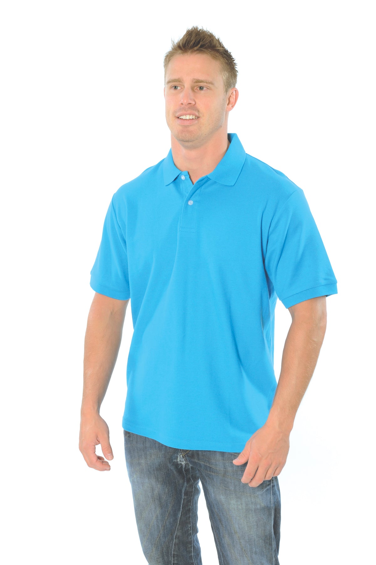 DNC Workwear Mens Cotton Rich New York Polo 5256